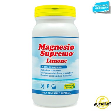 NATURAL POINT MAGNESIO SUPREMO LIMONE 150 gr. BENESSERE-SALUTE