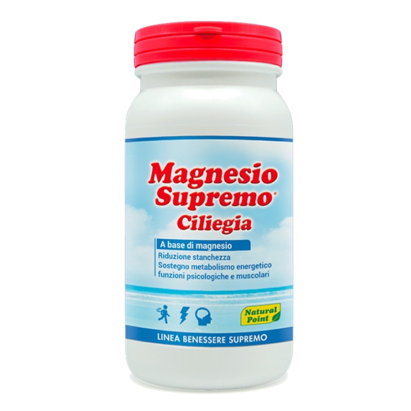 NATURAL POINT MAGNESIO SUPREMO GUSTO CILIEGIA 150 gr. BENESSERE-SALUTE