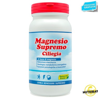 NATURAL POINT MAGNESIO SUPREMO GUSTO CILIEGIA 150 gr. BENESSERE-SALUTE