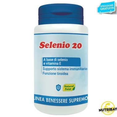 NATURAL POINT SELENIO 20 60 caps BENESSERE-SALUTE