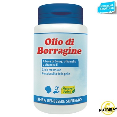 NATURAL POINT OLIO DI BORRAGINE 100 perle BENESSERE-SALUTE