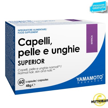 YAMAMOTO RESEARCH CAPELLI, PELLE E UNGHIE SUPERIOR 60 caps BENESSERE-SALUTE