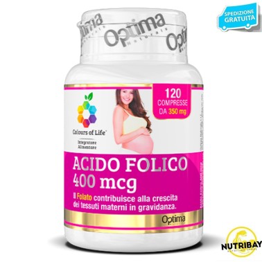 OPTIMA ACIDO FOLICO 400 MCG 120 cpr BENESSERE-SALUTE