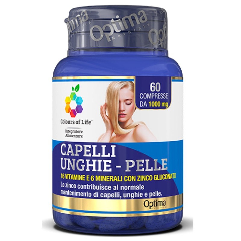 OPTIMA CAPELLI UNGHIE PELLE 60 cpr BENESSERE-SALUTE