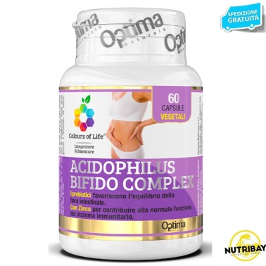 OPTIMA ACIDOPHILUS BIFIDO COMPLEX 60 caps BENESSERE-SALUTE