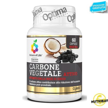 OPTIMA CARBONE VEGETALE ATTIVO 60 caps BENESSERE-SALUTE