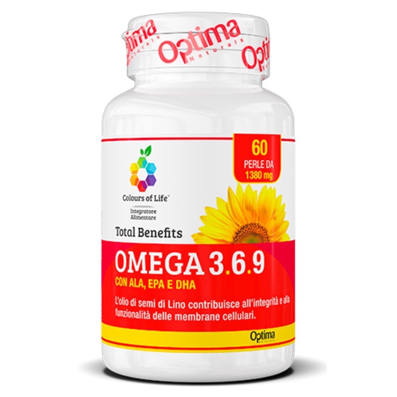 OPTIMA OMEGA 3.6.9 TOTAL BENEFIT 60 perle vegetali BENESSERE-SALUTE