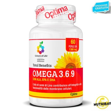 OPTIMA OMEGA 3.6.9 TOTAL BENEFIT 60 perle vegetali BENESSERE-SALUTE