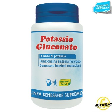 NATURAL POINT POTASSIO GLUCONATO 90 cpr SALI MINERALI