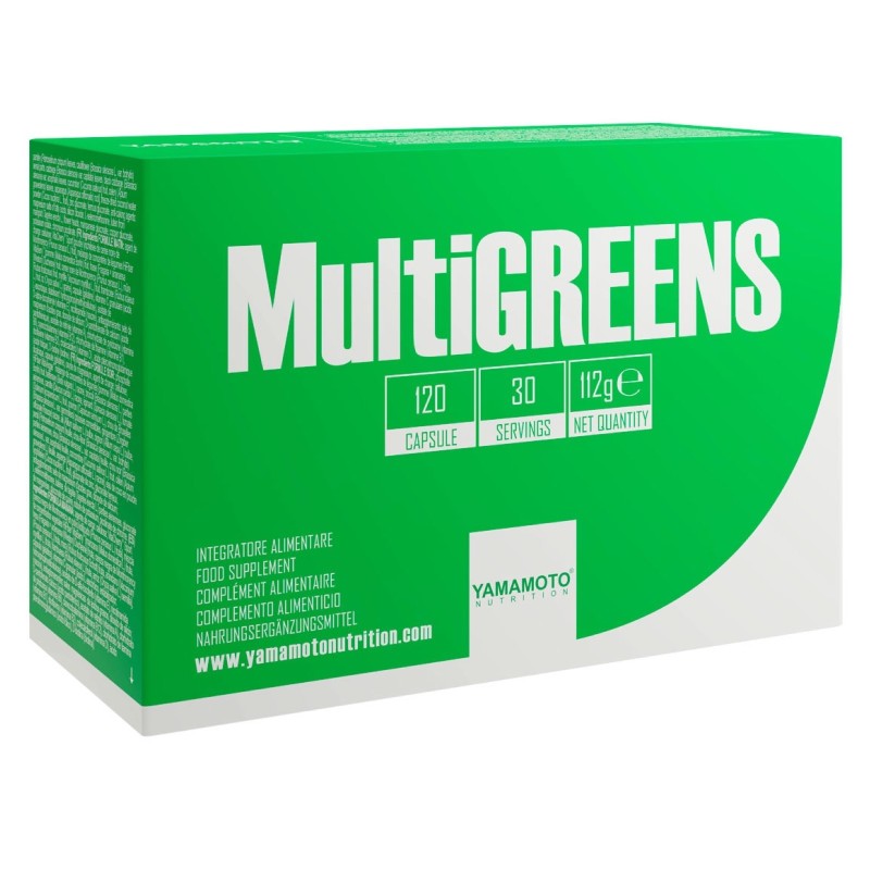 YAMAMOTO NUTRITION MULTIGREENS 120 caps VITAMINE