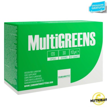 YAMAMOTO NUTRITION MULTIGREENS 120 caps VITAMINE