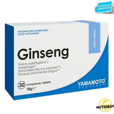 YAMAMOTO RESEARCH GINSENG 30 cpr BENESSERE-SALUTE