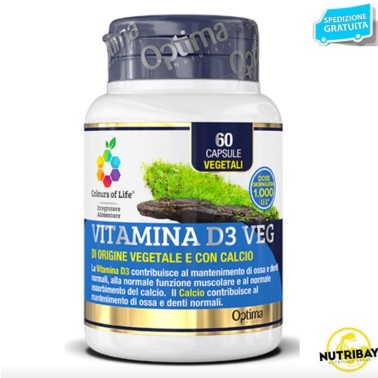 OPTIMA VITAMINA D3 VEG 60 caps vegetali VITAMINE