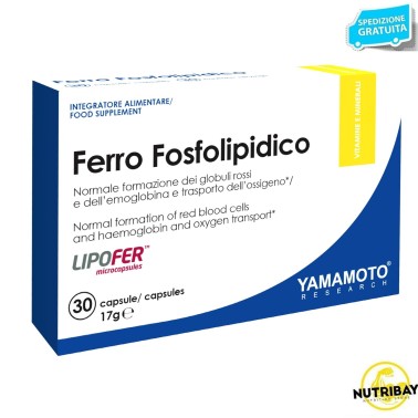 YAMAMOTO RESEARCH FERRO FOSFOLIPIDICO 30 caps SALI MINERALI