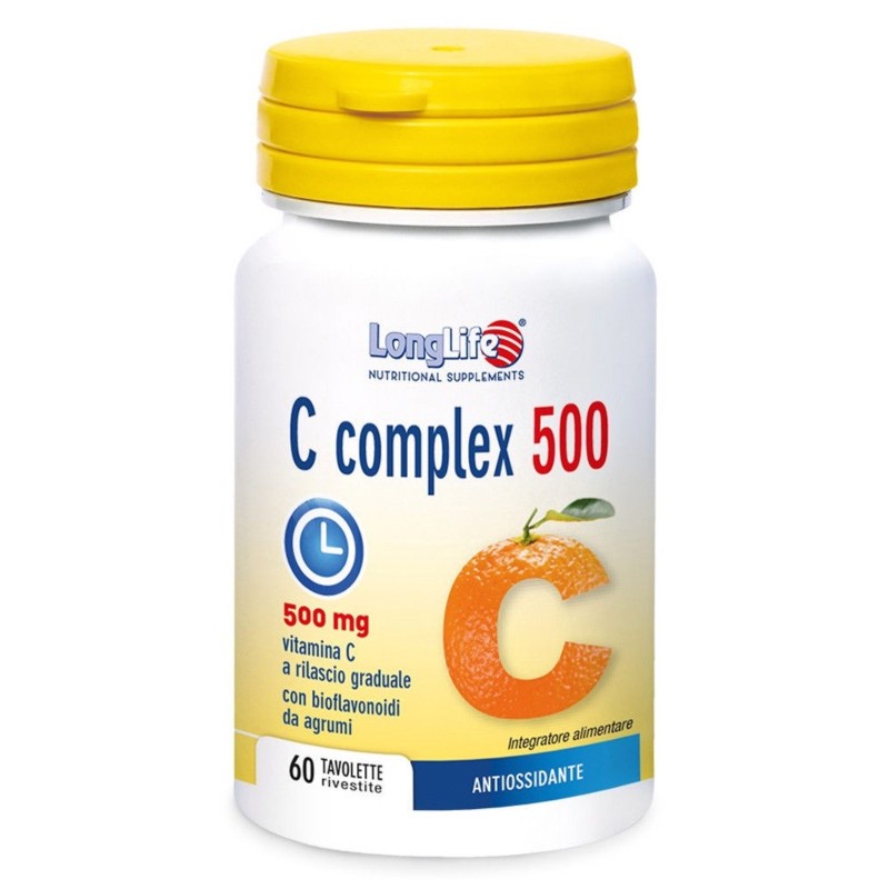 LONG LIFE C COMPLEX 500 T/R 60 tav VITAMINE