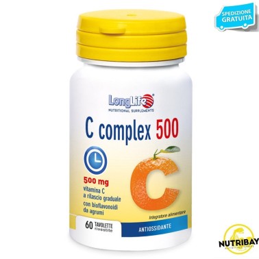 LONG LIFE C COMPLEX 500 T/R 60 tav VITAMINE