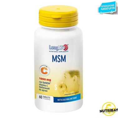 LONG LIFE MSM 60 tav BENESSERE ARTICOLAZIONI