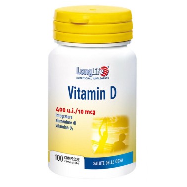 LONG LIFE VITAMIN D 400 U.I. 100 cpr VITAMINE