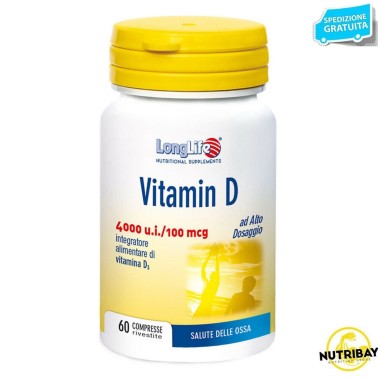 LONG LIFE VITAMIN D 4000 U.I. 60 cpr VITAMINE