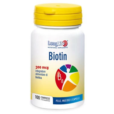 LONG LIFE BIOTIN 100 cpr VITAMINE