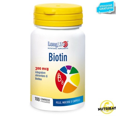 LONG LIFE BIOTIN 100 cpr VITAMINE