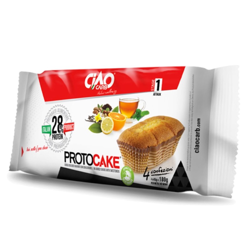 CIAOCARB PROTOCAKE STAGE 1 4 SNACK DA 45 gr AVENE - ALIMENTI PROTEICI