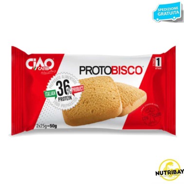 CIAOCARB PROTOBISCO STAGE 1 1x50 gr AVENE - ALIMENTI PROTEICI