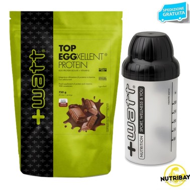 +WATT TOP EGGXELLENT PROTEIN 750 gr + SHAKER PROTEINE