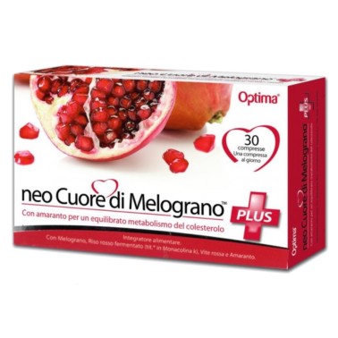 OPTIMA NATURALS NEO CUORE DI MELOGRANO PLUS 30 cpr BENESSERE-SALUTE