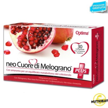 OPTIMA NATURALS NEO CUORE DI MELOGRANO PLUS 30 cpr BENESSERE-SALUTE