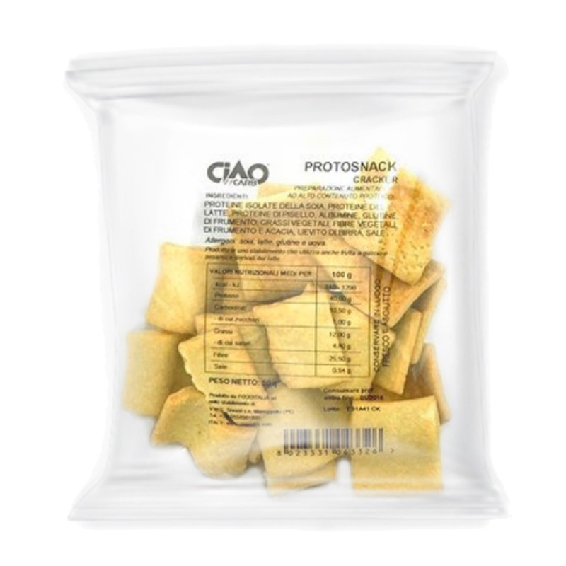 CIAOCARB PROTOSNACK CRACKER STAGE 1 50 gr AVENE - ALIMENTI PROTEICI