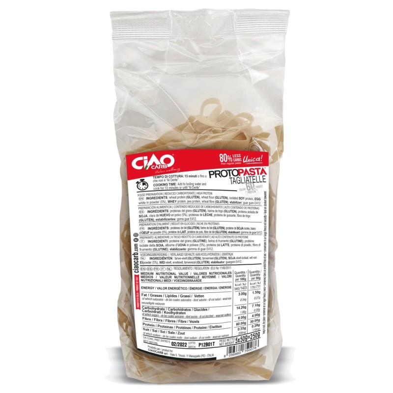 CIAOCARB PROTOPASTA TAGLIATELLE STAGE 1 250 gr AVENE - ALIMENTI PROTEICI