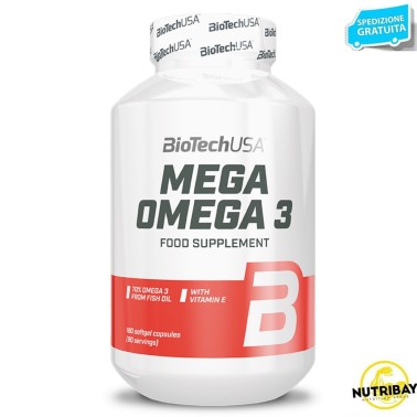 BIOTECH USA MEGA OMEGA 3 180 caps softgel OMEGA 3