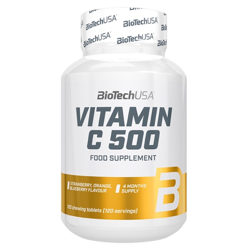 BIOTECH USA VITAMIN C 500 120 cpr masticabile VITAMINE