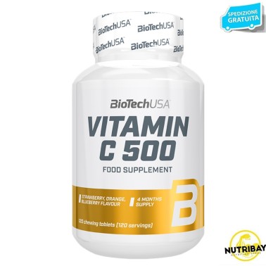 BIOTECH USA VITAMIN C 500 120 cpr masticabile VITAMINE