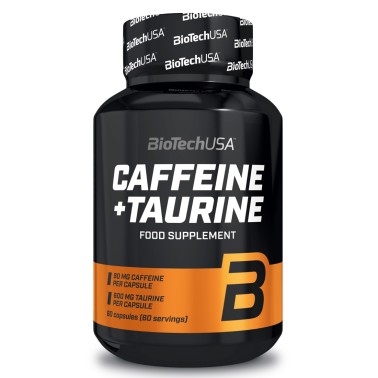 BIOTECH USA CAFFEINE + TAURINE 60 caps CAFFEINA