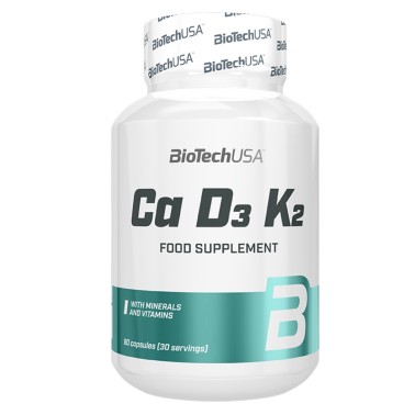 BIOTECH USA Ca D3 K2 90 caps VITAMINE