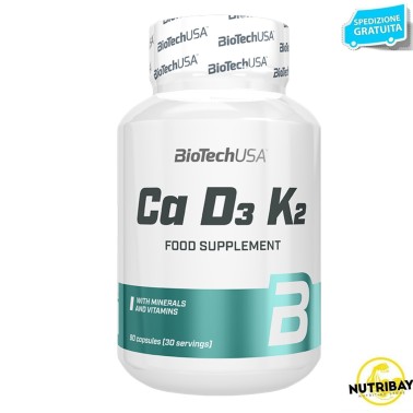 BIOTECH USA Ca D3 K2 90 caps VITAMINE