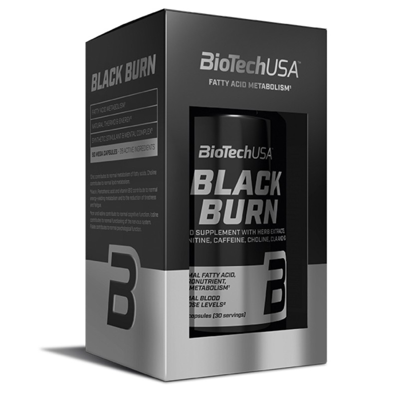 BIOTECH USA BLACK BURN 90 caps BRUCIA GRASSI TERMOGENICI