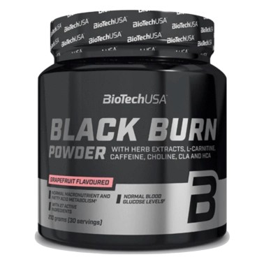 BIOTECH USA BLACK BURN TERMOGENICO IN POLVERE 210 gr BRUCIA GRASSI TERMOGENICI