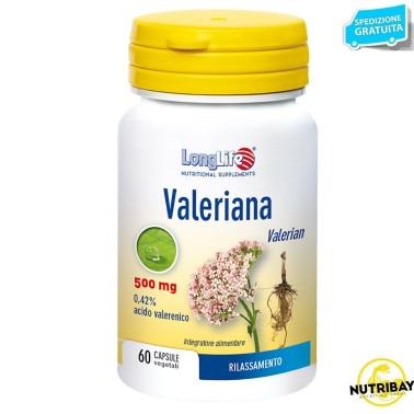 LONG LIFE VALERIANA 60 caps BENESSERE-SALUTE