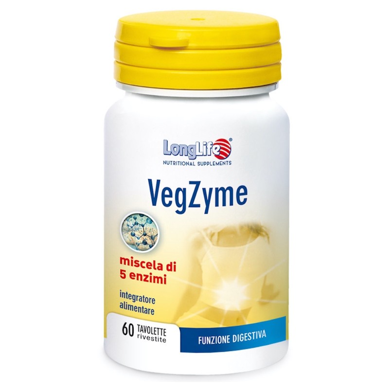 LONG LIFE VEGZYME 60 Tavolette BENESSERE-SALUTE