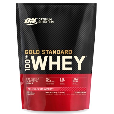 ON OPTIMUM NUTRITION 100% WHEY GOLD STANDARD 450 gr PROTEINE