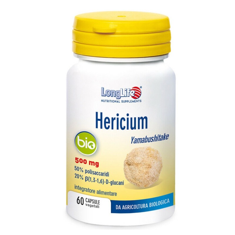 LONG LIFE HERICIUM BIO 60 caps BENESSERE-SALUTE