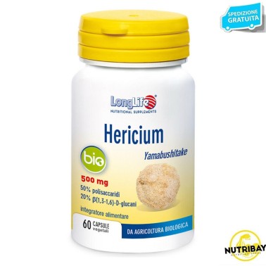 LONG LIFE HERICIUM BIO 60 caps BENESSERE-SALUTE