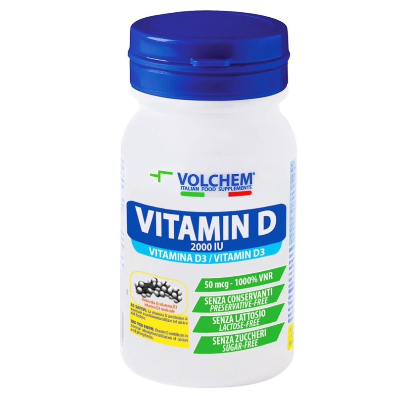 VOLCHEM VITAMIN D 2000 IU 60 cpr divisibili VITAMINE