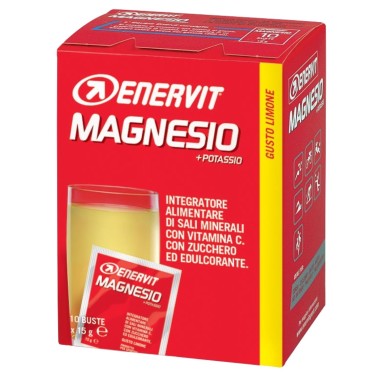 ENERVIT MAGNESIO E POTASSIO 10 buste da 15 gr SALI MINERALI