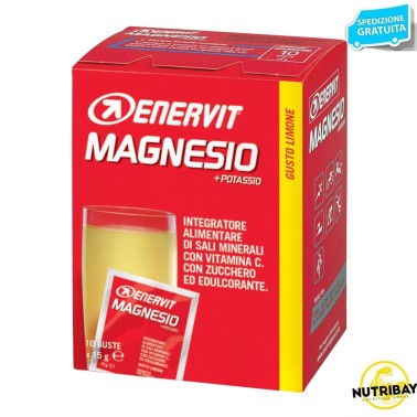 ENERVIT MAGNESIO E POTASSIO 10 buste da 15 gr SALI MINERALI