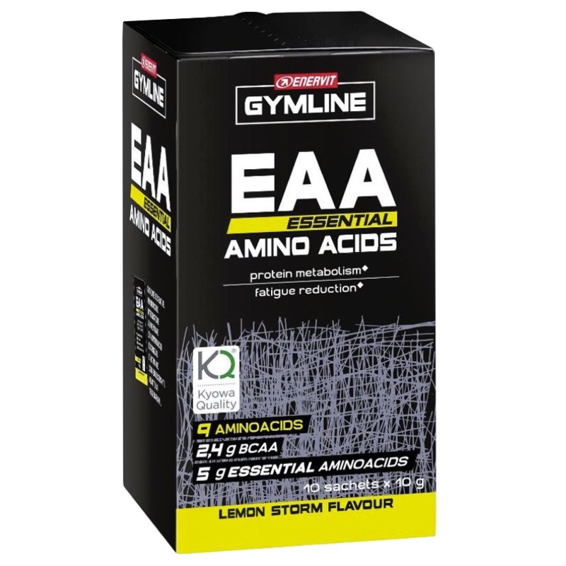 ENERVIT GYMLINE EAA ESSENTIAL AMINO ACIDS 10 buste da 10 gr AMINOACIDI KYOWA