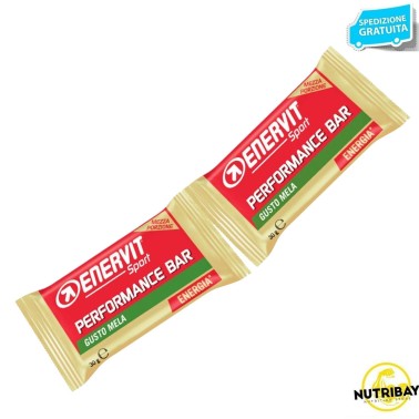 ENERVIT SPORT PERFORMANCE BAR 2 barrette da 30 gr BARRETTE ENERGETICHE